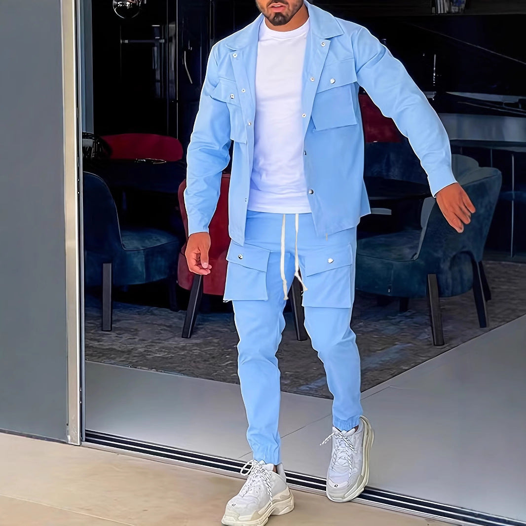 Ensemble veste et pantalon à poches
