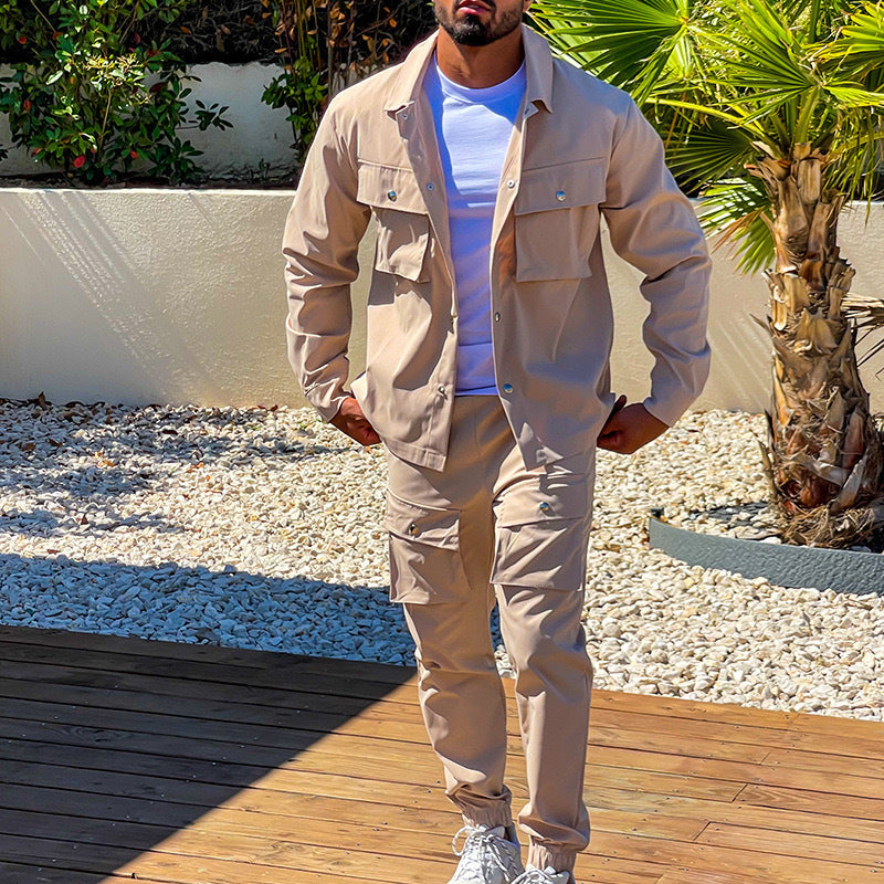 Ensemble veste et pantalon à poches