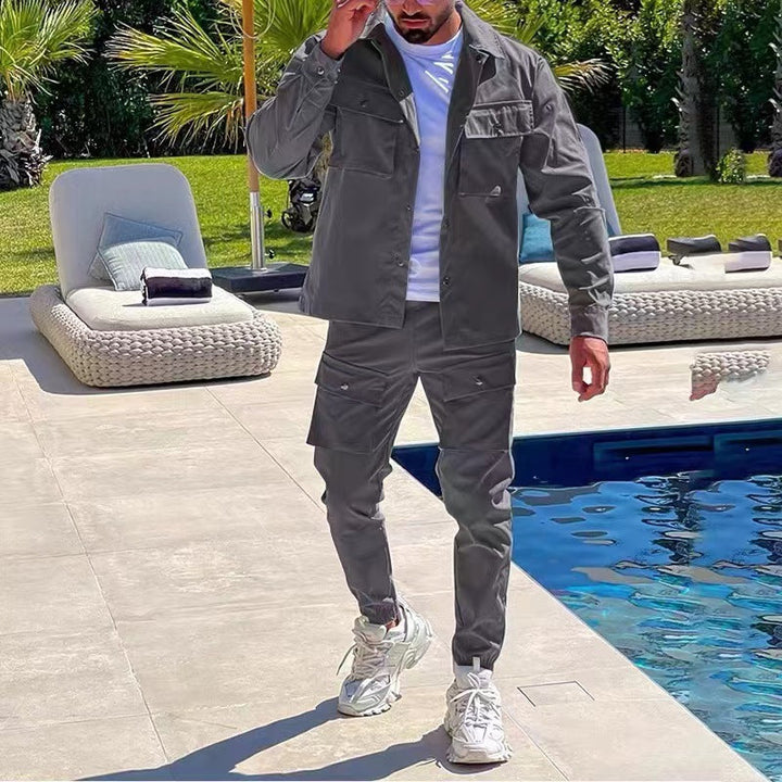 Ensemble veste et pantalon à poches