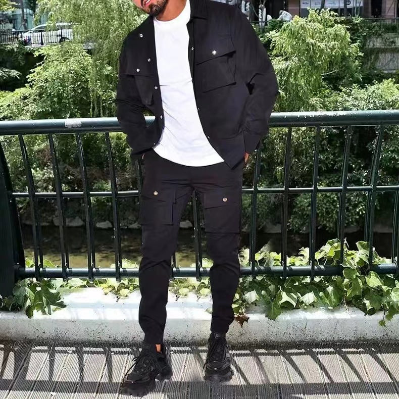 Ensemble veste et pantalon à poches