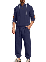 Ensemble décontracté en maille jacquard