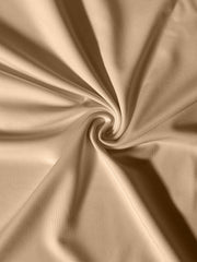 Haut demi-zip beige, détail du tissu