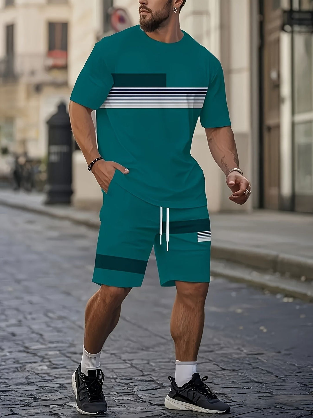 Ensemble t-shirt manches courtes et short