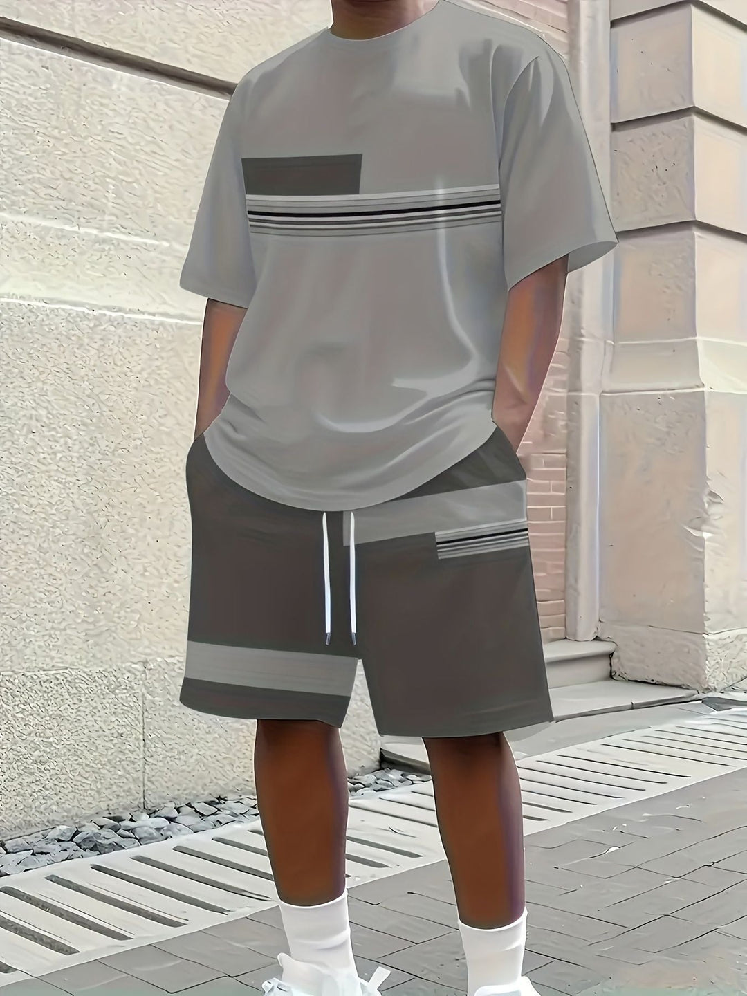 Ensemble t-shirt manches courtes et short
