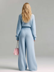Combinaison bleu clair — vue portée de dos