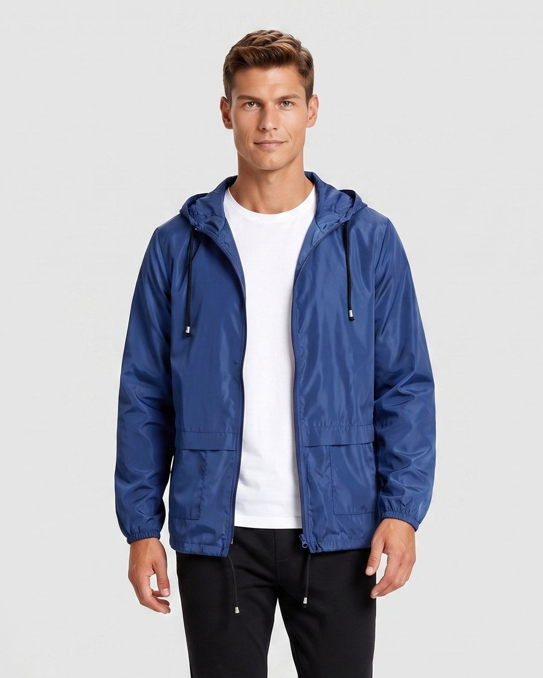 Veste légère à capuche, porté