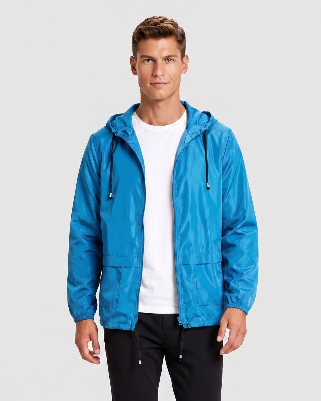 Veste légère à capuche, porté