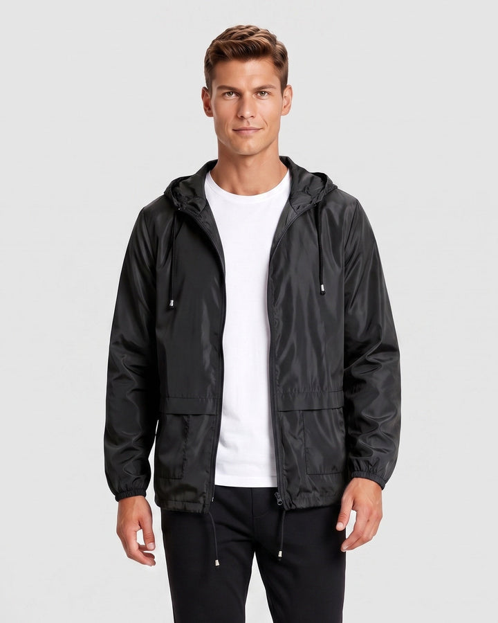 Veste légère à capuche, porté