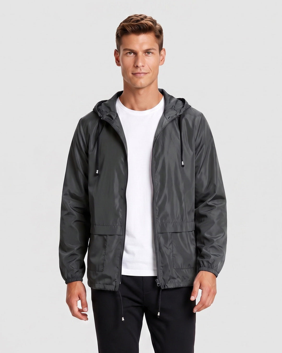 Veste légère à capuche, porté