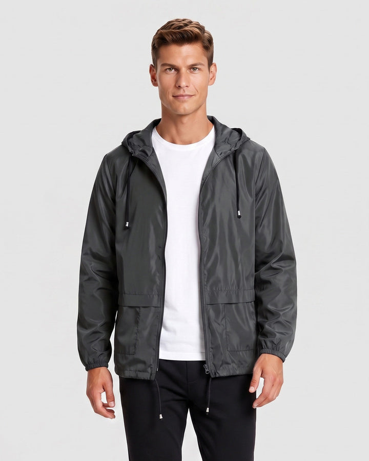Veste légère à capuche, porté