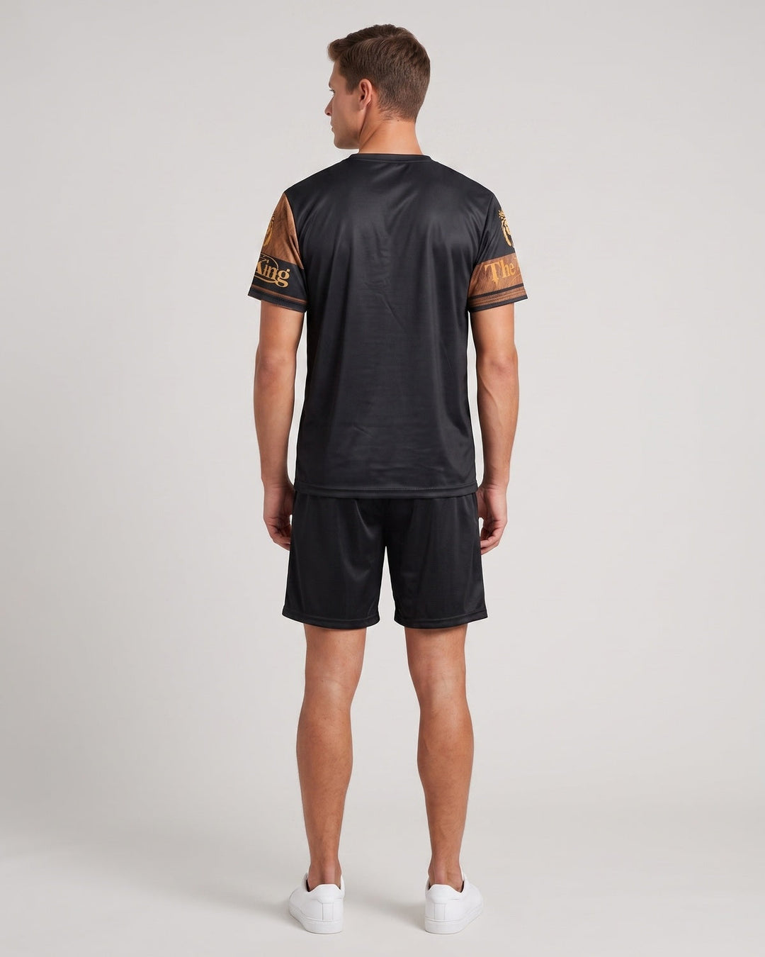 Ensemble t-shirt et short motif lion — vue complémentaire du produit.