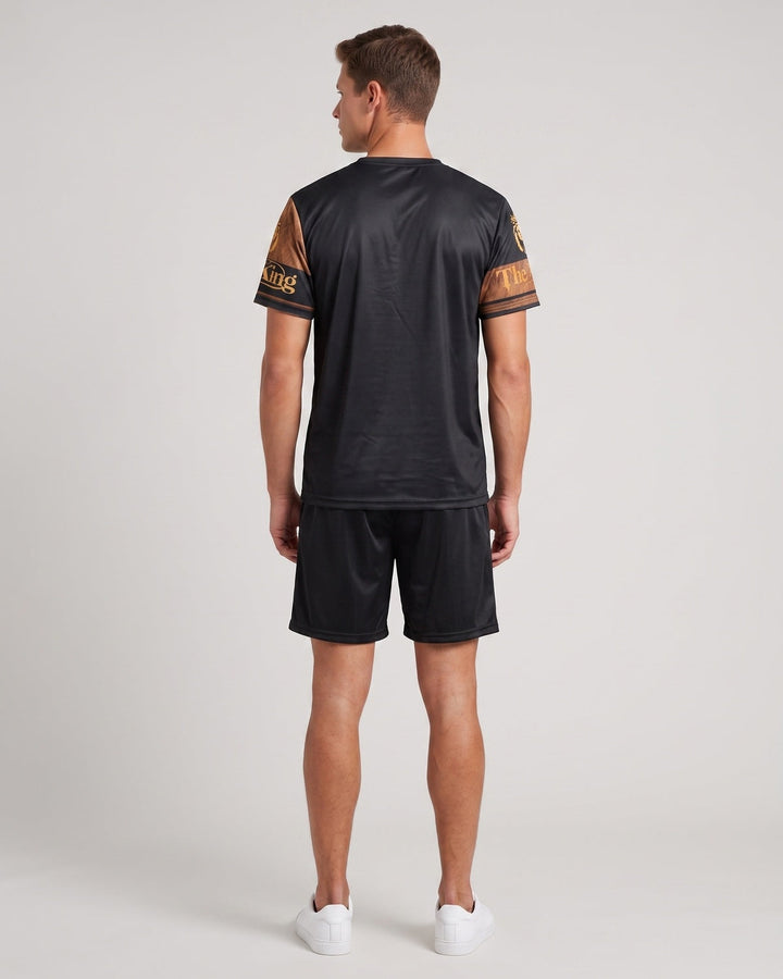 Ensemble t-shirt et short motif lion — vue complémentaire du produit.