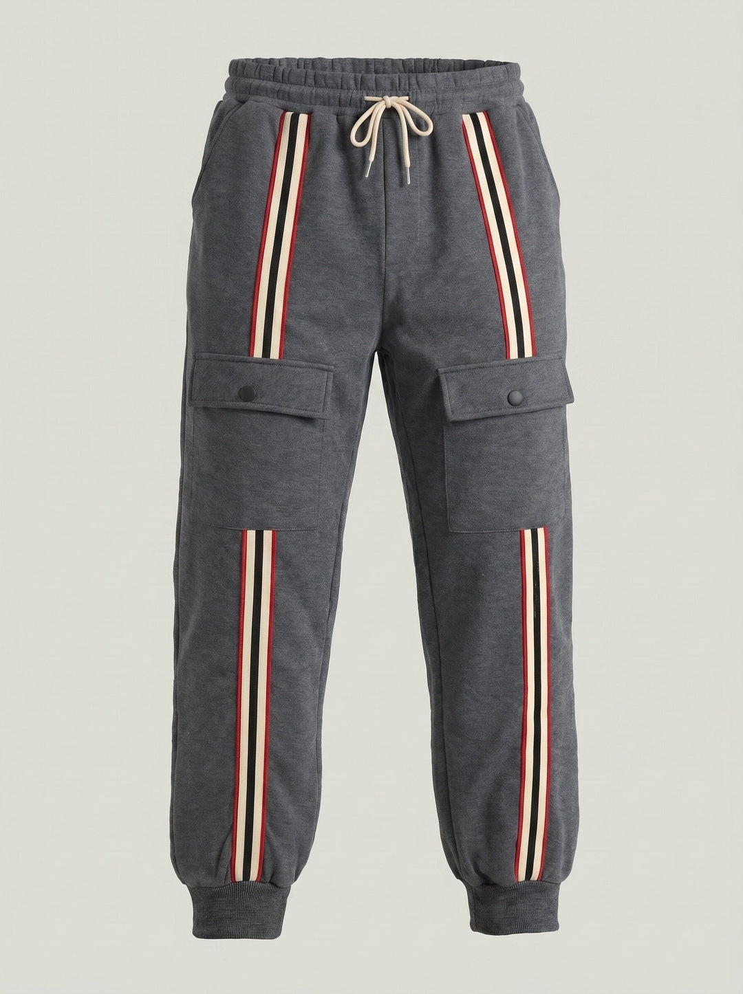 Jogger cargo à bandes contrastées — vue complémentaire du produit.