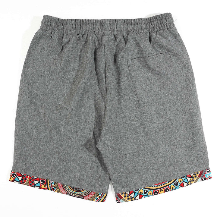 Tenue haut et short gris, short vue de dos