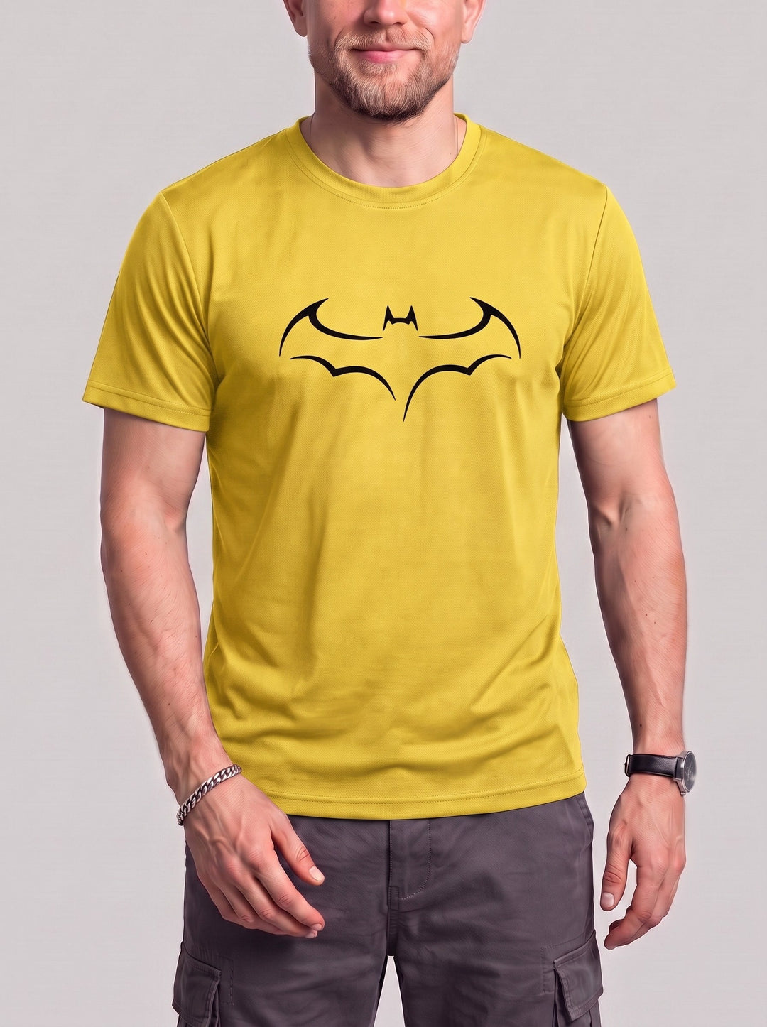 T-shirt à coupe ample, porté