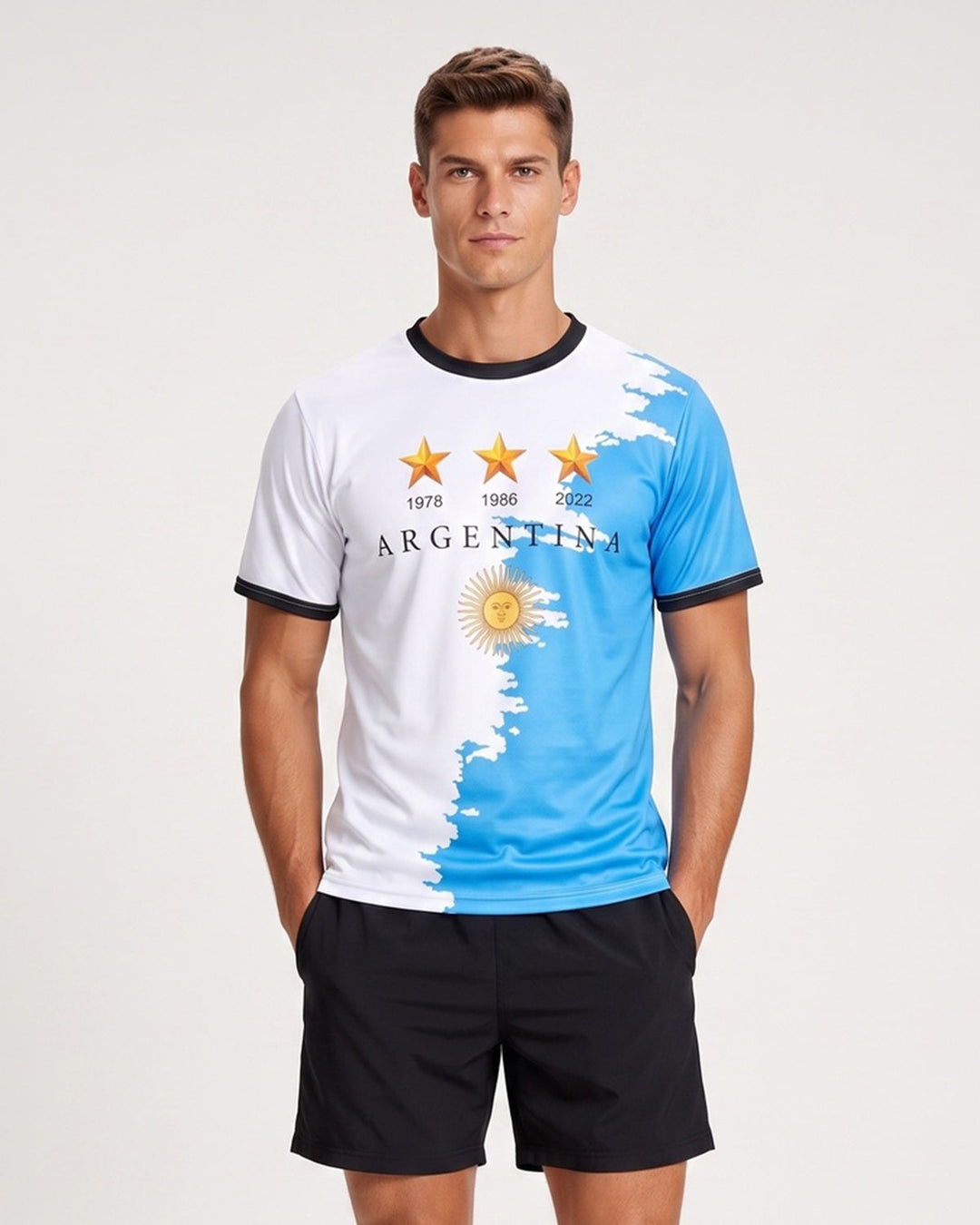 T-shirt sport à col rond — vue principale du produit.