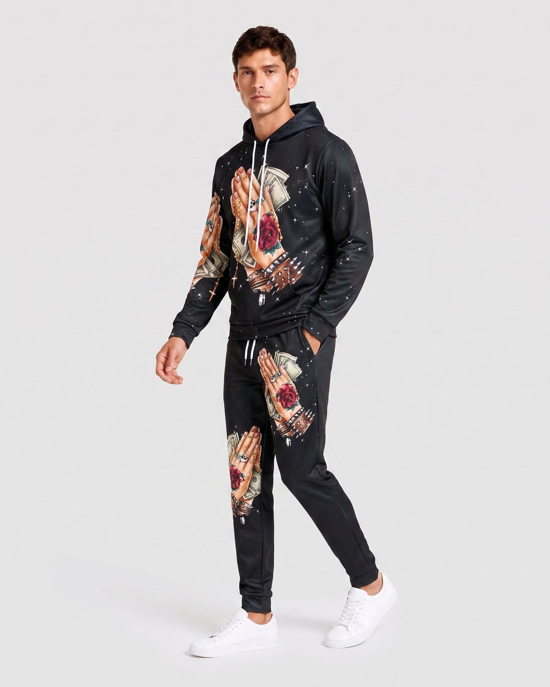Ensemble sport automne-hiver — vue de trois-quarts