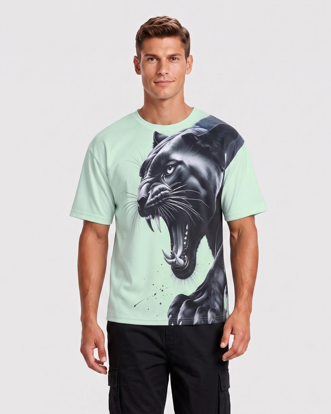T-shirt imprimé léopard — vue complémentaire du produit.