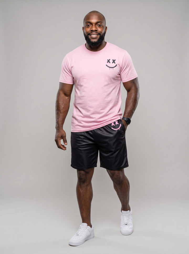 Ensemble t-shirt imprimé et short — vue principale du produit.