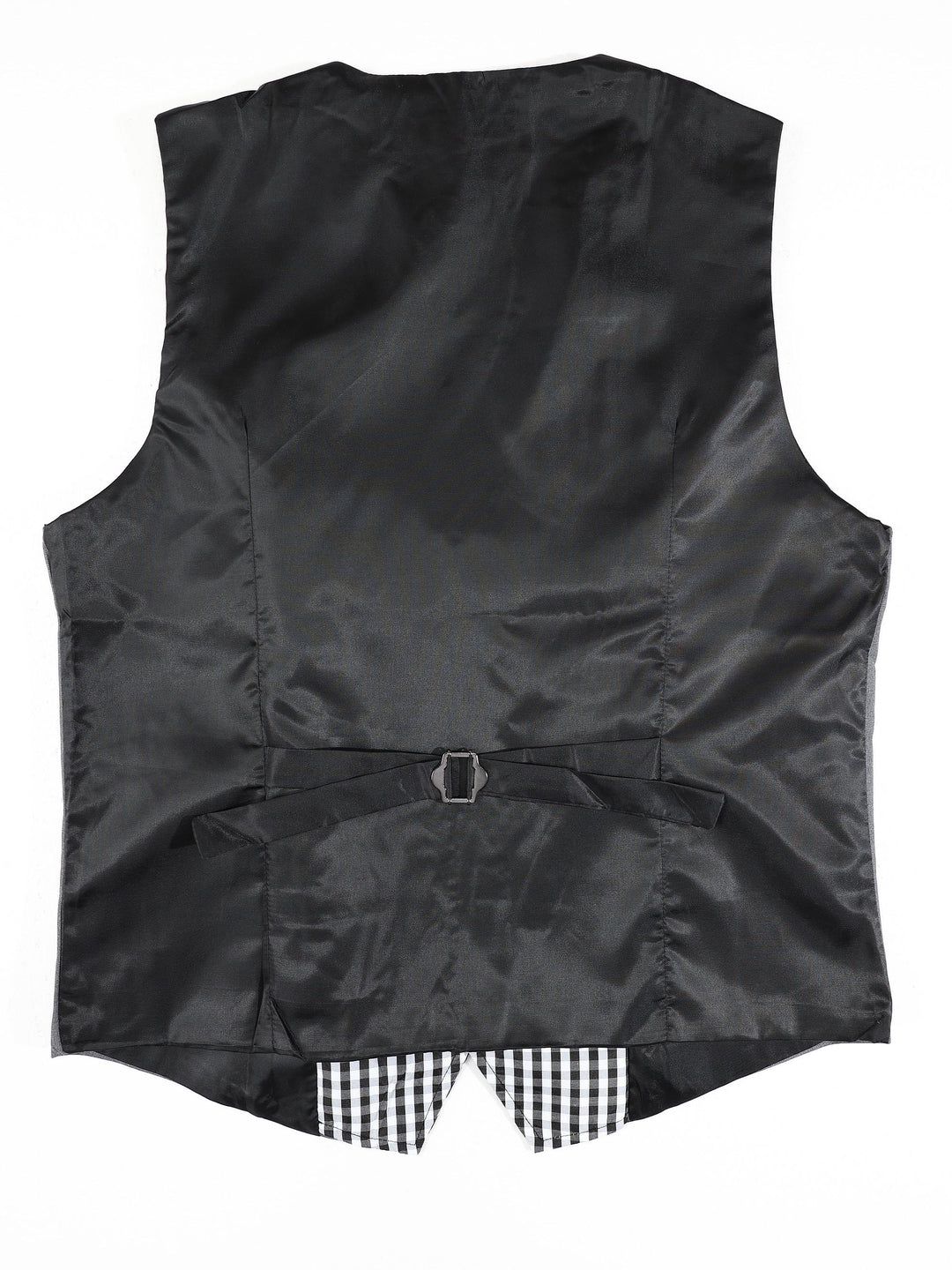 Gilet croisé à col V — vue de dos à plat