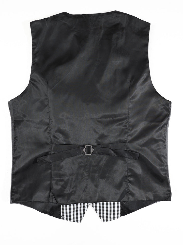 Gilet croisé à col V — vue de dos à plat