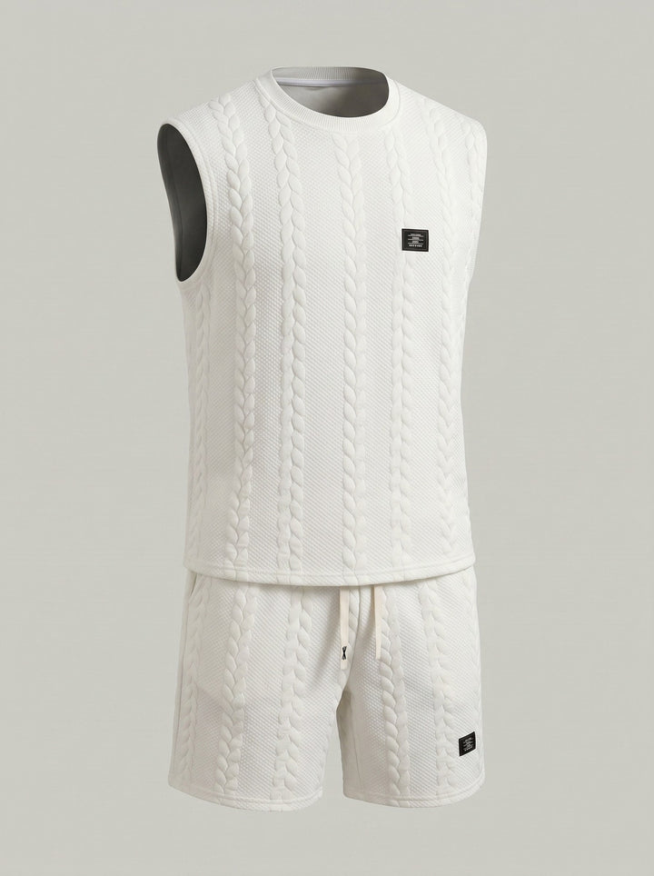 Ensemble débardeur et short à cordon — vue complémentaire du produit.