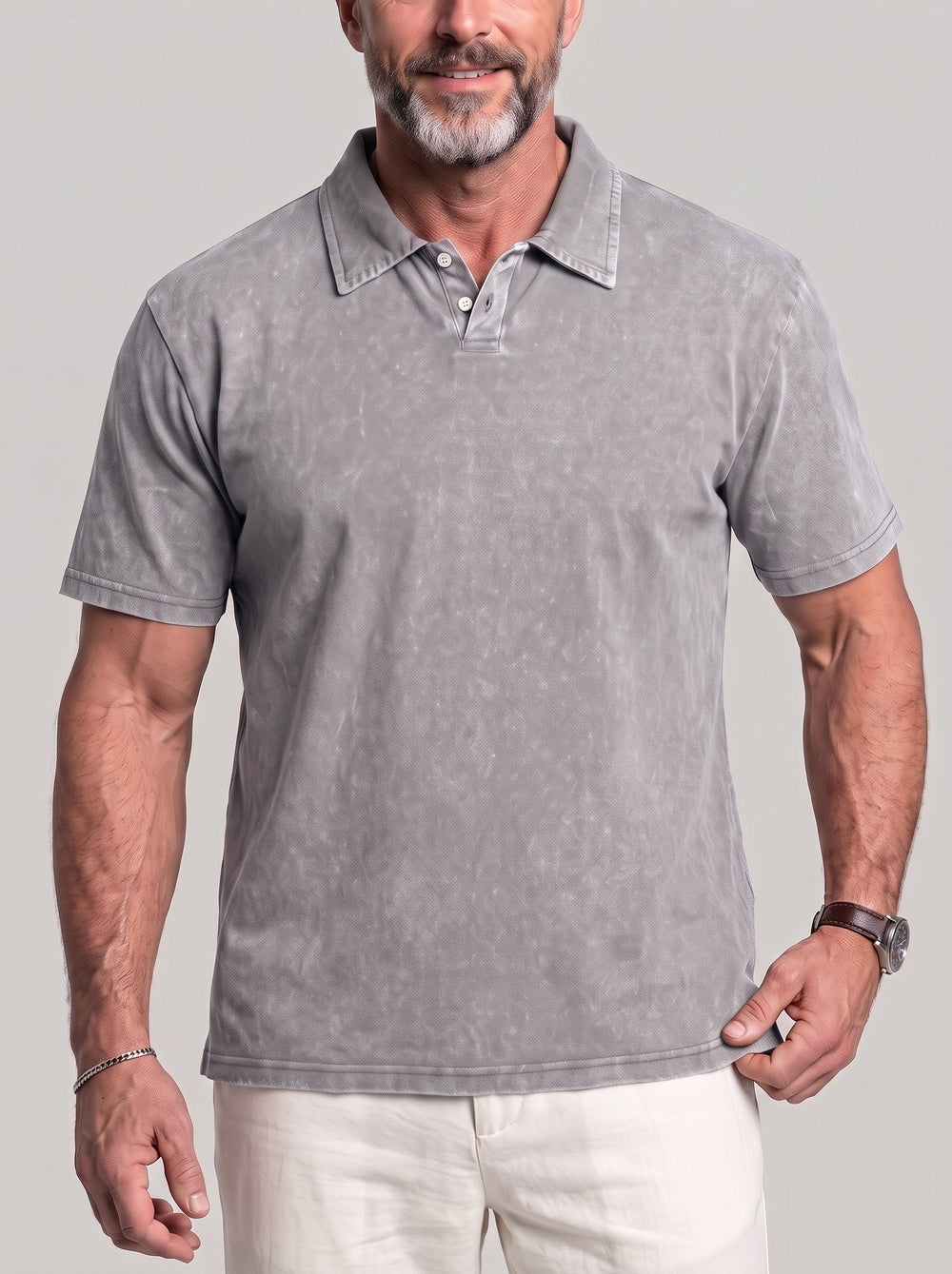 Chemise décontractée à manches courtes — vue complémentaire du produit.