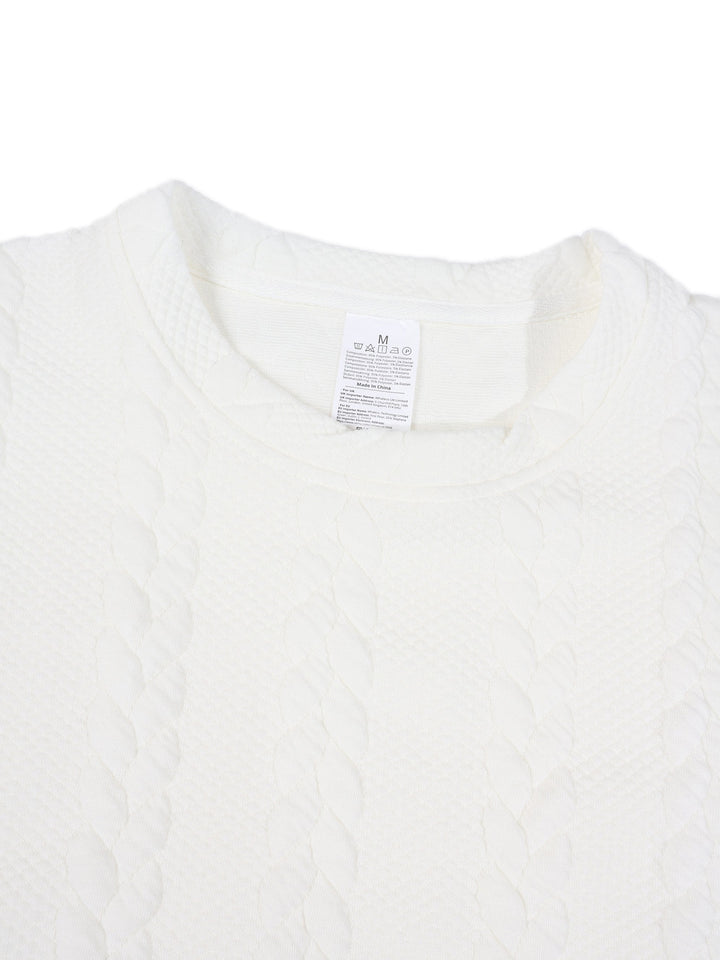 Débardeur sport blanc, détail de l'encolure