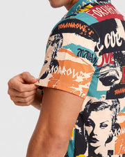 Chemise à manches courtes — détail manche et épaule