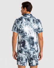 Ensemble chemise motif délavé — vue portée de dos