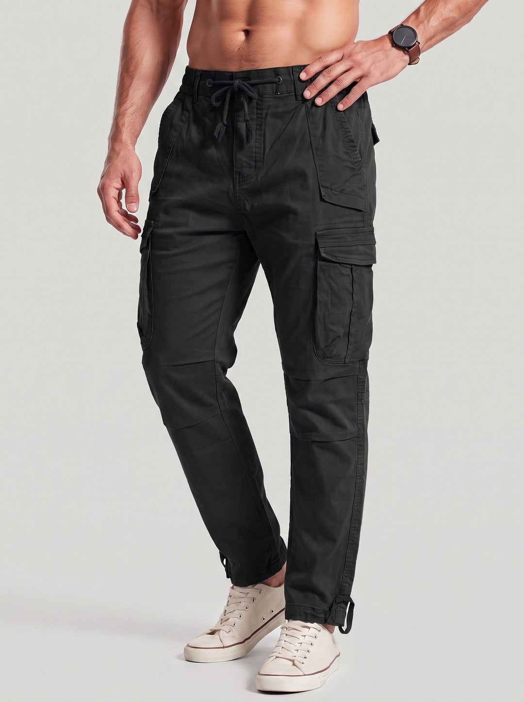 Pantalon cargo à poches multiples — vue complémentaire du produit.