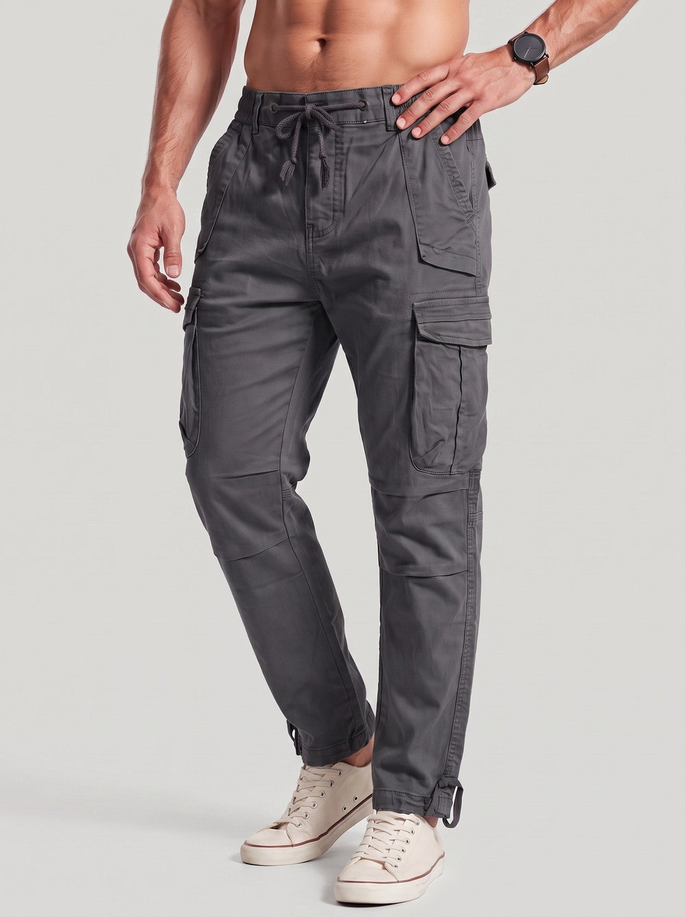 Pantalon cargo à poches multiples — vue complémentaire du produit.