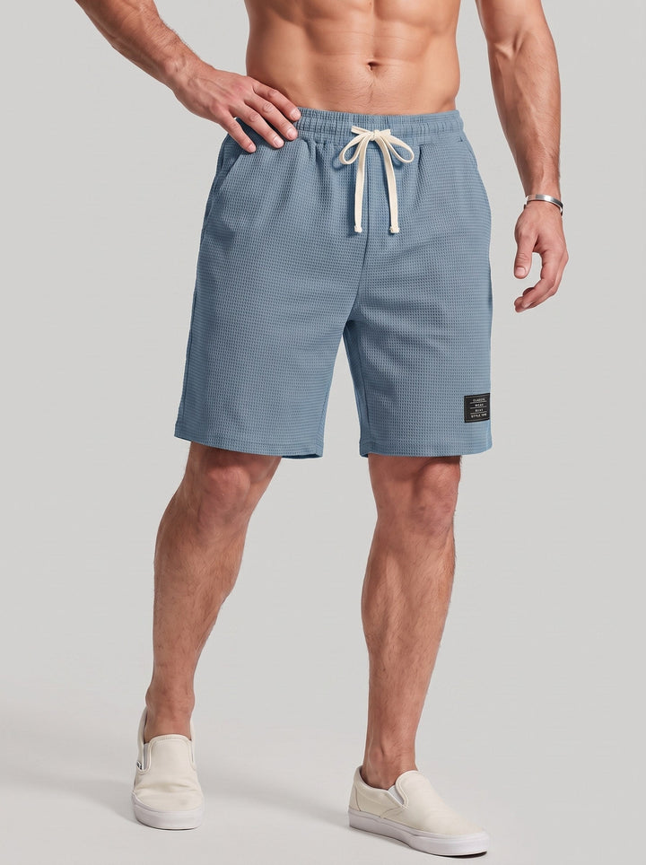 Short maille gaufrée, porté