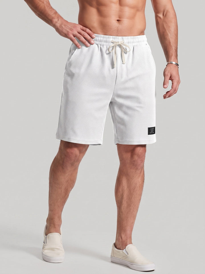Short maille gaufrée, porté