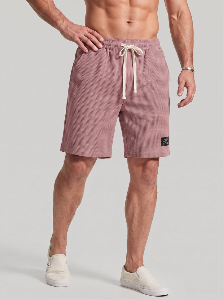 Short maille gaufrée, porté