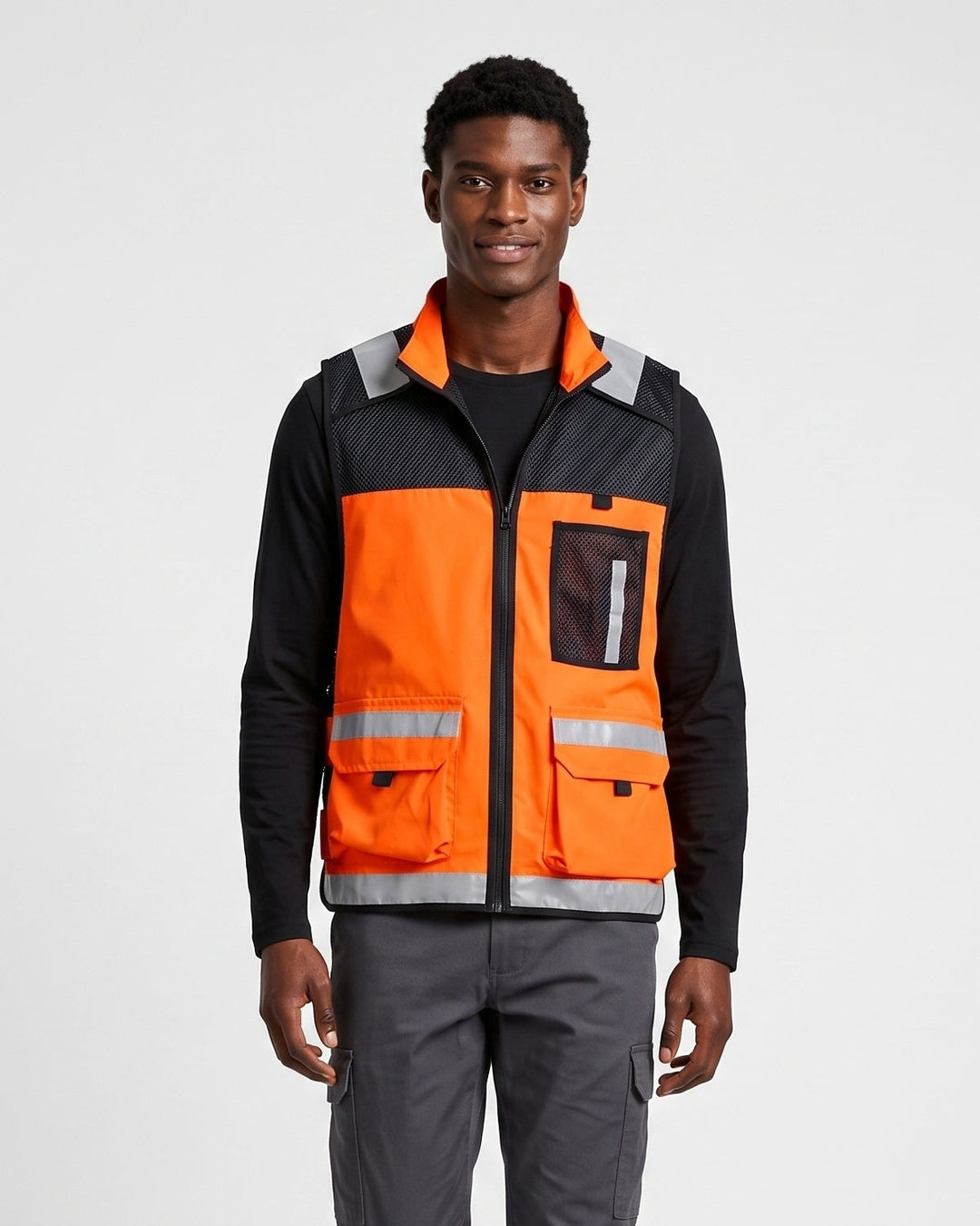 Veste d’été orange — vue principale du produit.