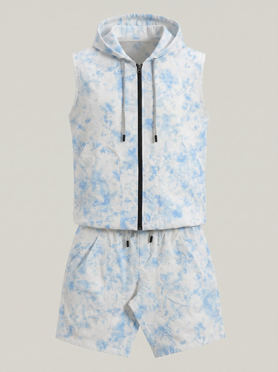Ensemble débardeur tie-dye et short — vue complémentaire du produit.