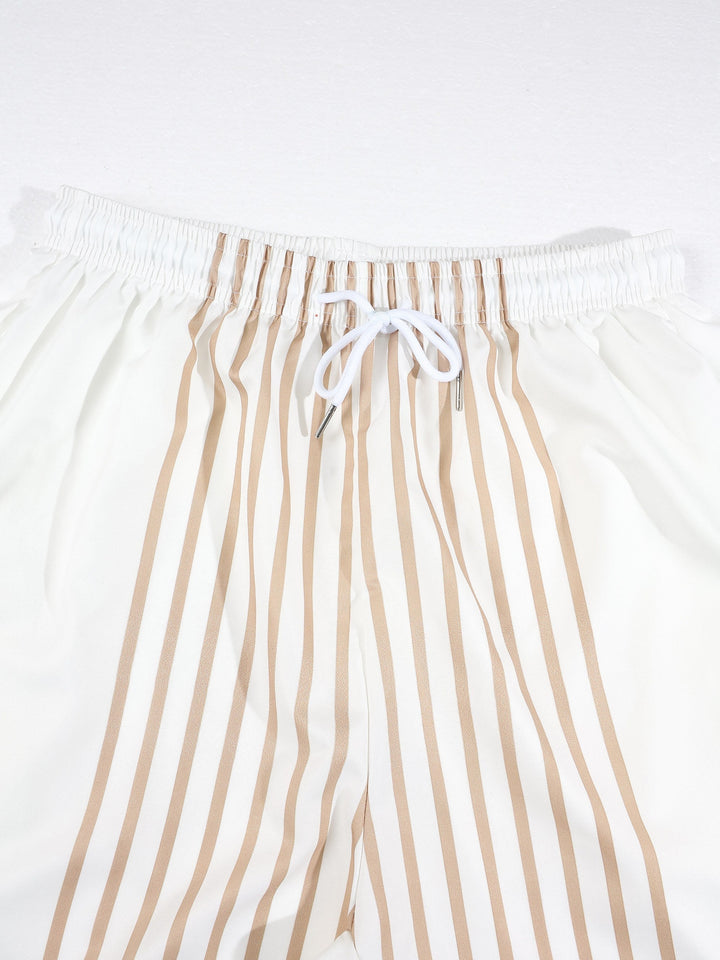 Ensemble chemise rayée et short — vue complémentaire du produit.