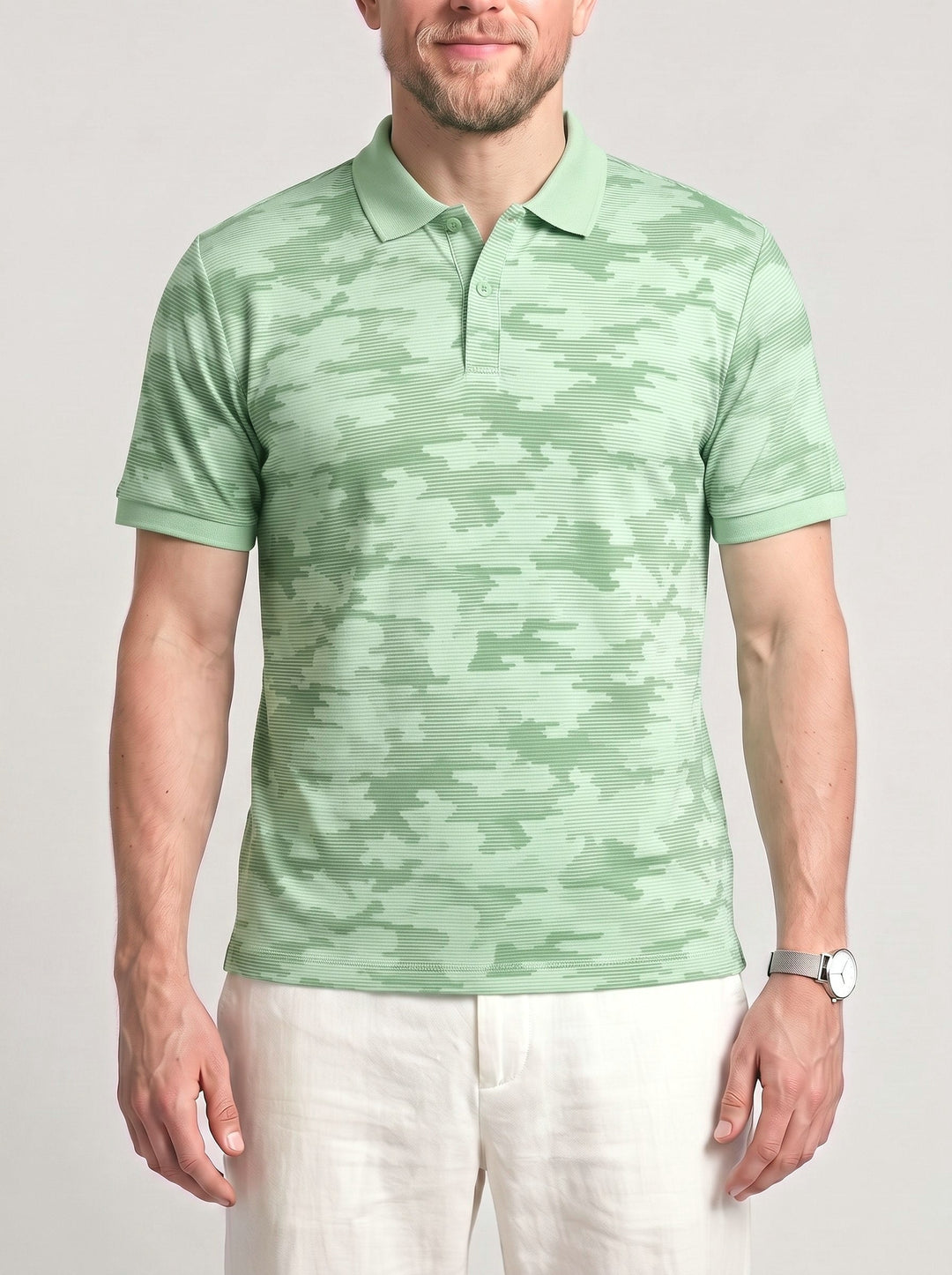 Chemise camouflage à manches courtes — vue complémentaire du produit.