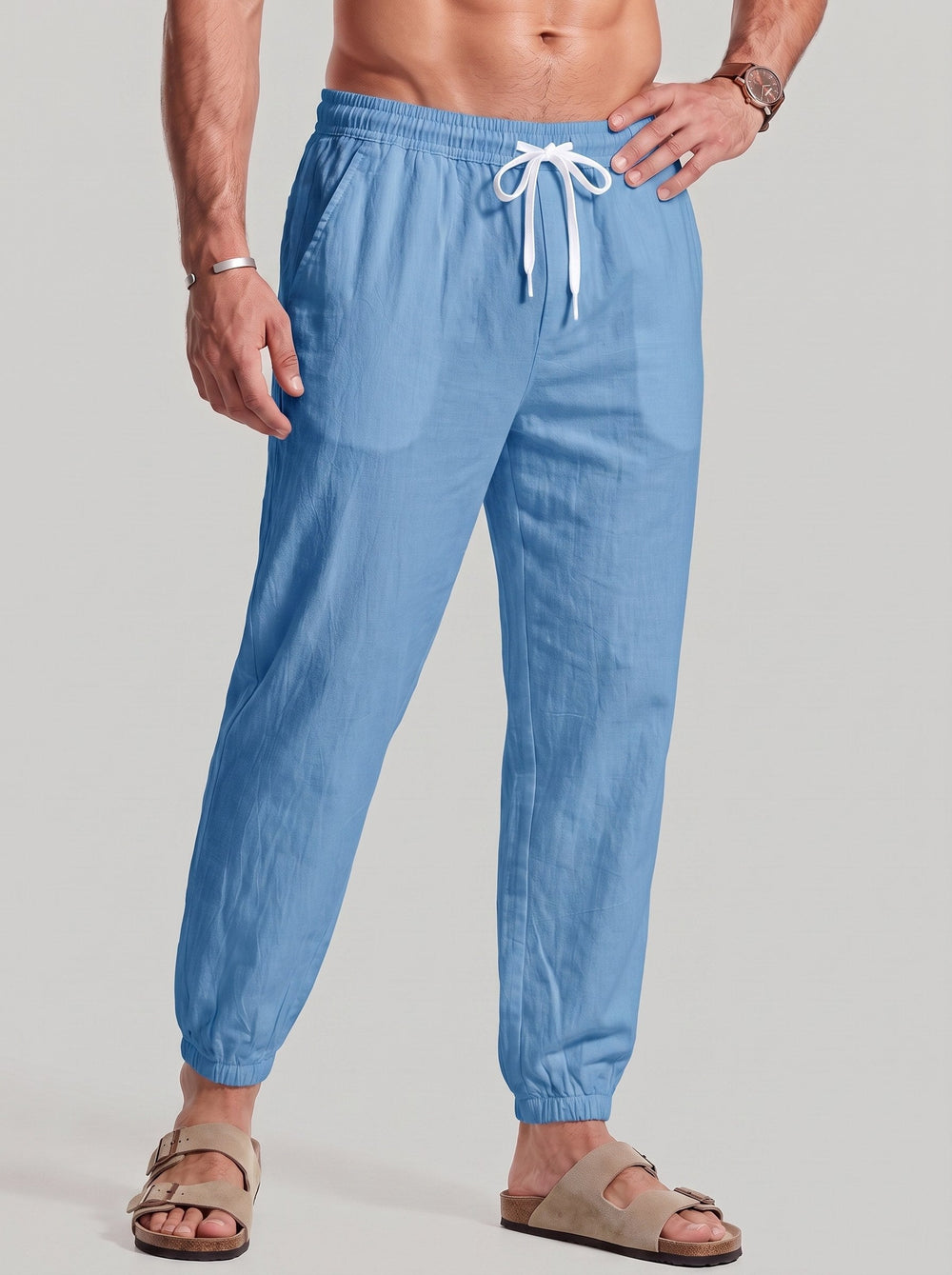 Pantalon court à coupe droite — vue complémentaire du produit.
