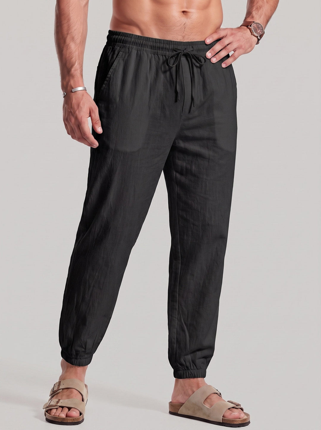 Pantalon court à coupe droite — vue complémentaire du produit.