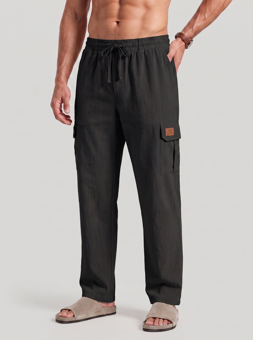 Pantalon cargo à cordon — vue complémentaire du produit.