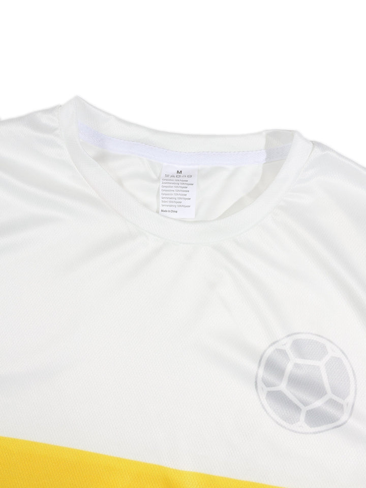 Ensemble t-shirt et short à bandes — vue complémentaire du produit.