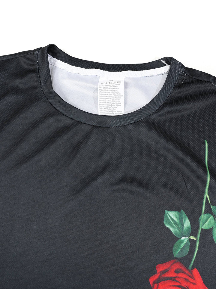 Ensemble t-shirt et short imprimé — vue complémentaire du produit.