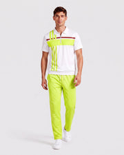 Ensemble polo zippé, porté
