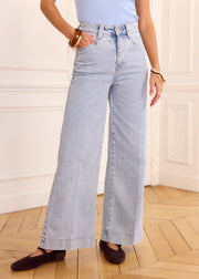 Jean structurant en denim clair