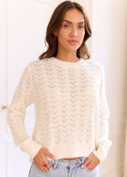 Pull beige Roxy