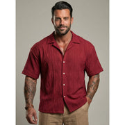 Chemise texturée trois coloris