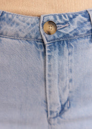 Jean taille haute bleu ciel