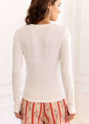 T-shirt écru Justine